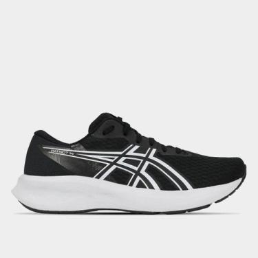 Imagem de Tênis Asics Patriot 14 Masculino, Preto, Branco, 42