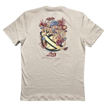 Imagem de Camiseta Lost 225113002 Mushroom - Tapioca Tamanho Camiseta:M-Masculino