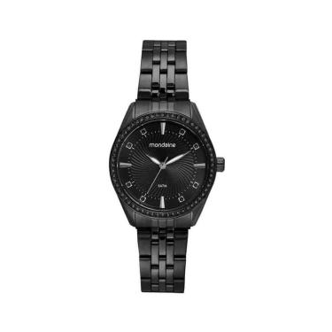 Imagem de Relógio Mondaine Cristais Preto Feminino 32805LPMVPE3-Feminino