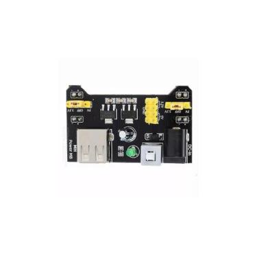 Imagem de Módulo de Alimentação Ajustável 3.3V/5V para Protoboard MB-102 - no-br