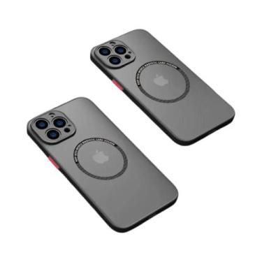 Imagem de Capa Magnética Fosca De PC Para iPhone 16e 16 15 14 pro Max 13 12 Mini