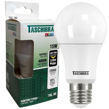 Imagem de Lampada Led Bulbo 15w Tkl90 Luz Neutra 4000k Bivolt E27 110v/220v (biv