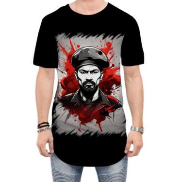 Imagem de Camiseta Longline Boina Comunista Vermelha 3 - Kasubeck Store®, G