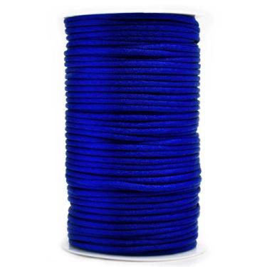 Imagem de Cordão de Cetim Rabo de Rato 4mm 100 Metros - artePunto, AZUL ROYAL