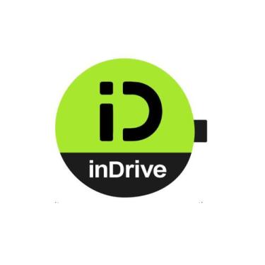 Imagem de 2 AdesivoS InDrive Para Para-brisa Profissional 9x9cm Vinil - Wellstor