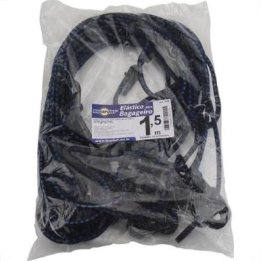 Imagem de Elastico Para Bagageiro Brasfort 1,50M Garra Pvc 7618 - Kit C/10