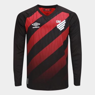 Imagem de Camisa Manga Longa Athletico Paranaense I 26/27 Torcedor Umbro Masculina-Masculino