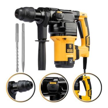 Imagem de Martelete Rompedor Perfurador Rotativo 1050w 10j Denzel Demolidor Comb