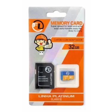Imagem de Cartão de Memória 32GB FL para Celulares e Câmeras classe 10