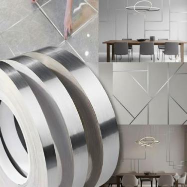 Imagem de Kit 4 Fita Adesiva Decorativo Parede Piso Quarto Cozinha 50m - Colaí