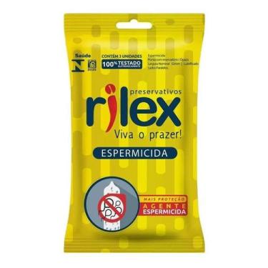 Imagem de Preservativo rilex espermicida pacote com 3 unidades