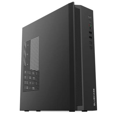 Imagem de Gabinete para Computador Slimdesk TFX BG-2005BX Slim SFF Mini-ITX e Micro-ATX Plástico ABS com Fonte 200W Usb 3.0 Preto