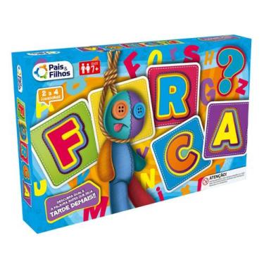Imagem de Jogo de Tabuleiro Forca - 128 Itens - Pais e Filhos
