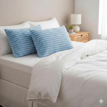 Imagem de 1 - Capa P/ Travesseiro em Pelucia Wave Soft 70 X 50 CM - - S DECOR