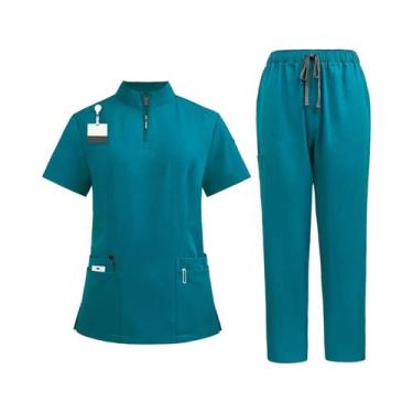 Imagem de Conjunto De Uniformes Cirúrgicos Unissex Para Enfermeiros, Salões De B