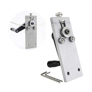 Imagem de Guyker Dobrador de fio de guitarra - Ferramenta Luthier para dobrar e alisar fios trastes para ajustadores de radianos de guitarra e baixo, reparo e manutenção, cromado