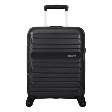 Imagem de Mala de Viagem Media em Polipropileno American Tourister Sunside Cadeado Tsa Preta