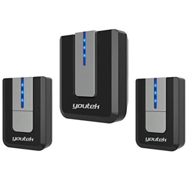 Imagem de Campainha Sem Fio Até 300 Mts 52 Toques Com 2 Acionadores