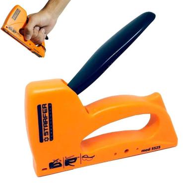Imagem de Grampeador Profissional Tapeceiro ABS 5525 - Starfer