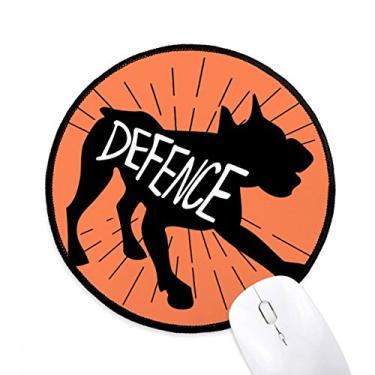 Imagem de DIYthinker Tapete de rato natural de burro preto para escritório tapete redondo para computador