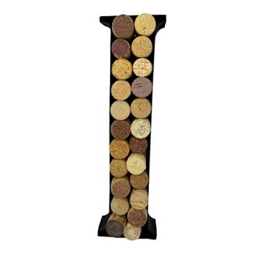 Imagem de Porta Rolhas de Vinho Decorativo Formato de Letras Alfabeto (Letra I)