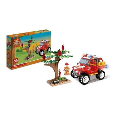 BRINQUEDO BLOCOS DE MONTAR INFANTIL KIT 4 DINOSSAUROS 112 PC :  : Brinquedos e Jogos