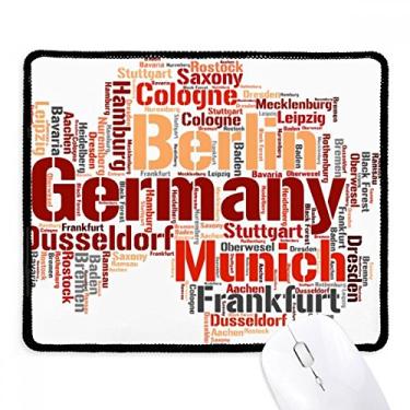 Imagem de Tapete de borracha para jogos com estampa de mapa da cidade da Alemanha