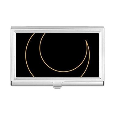 Imagem de Porta-cartões de visita com formato de totem, formato de lua