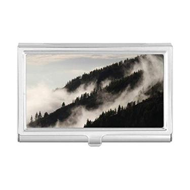 Imagem de Porta-cartões de visita Fog Forest Mist Sky Clouds Mountain