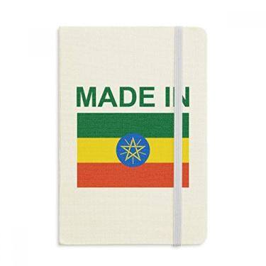 Imagem de Caderno feito na Etiópia Country Love oficial de tecido capa dura diário clássico