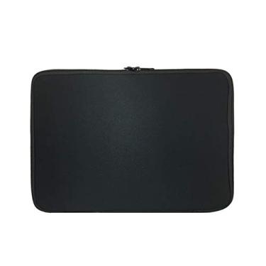 Imagem de Capa Case Bolsa Notebook Slim Prática Reforçada Ziper Duplo - Preto 15.6 Polegadas