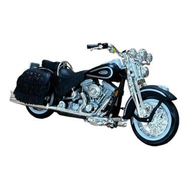 Imagem de Miniatura Moto Harley Davidson Flst Softail Springer 99 1:18 - Maisto