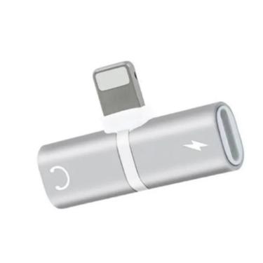Imagem de Adaptador Fone Para Fone Lightning Carregar e Ouvir Som Cabo