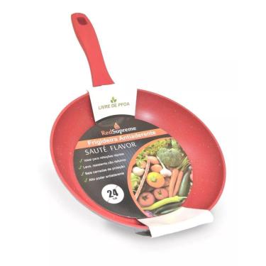 Imagem de Panela Frigideira Antiaderente Cerâmica Sauté 24 cm