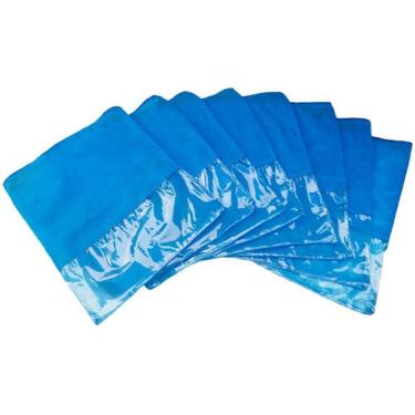 Imagem de Sacos Para Sapatos Tnt C/ Zíper Kit Com 15 33cmx40cm Visor G
