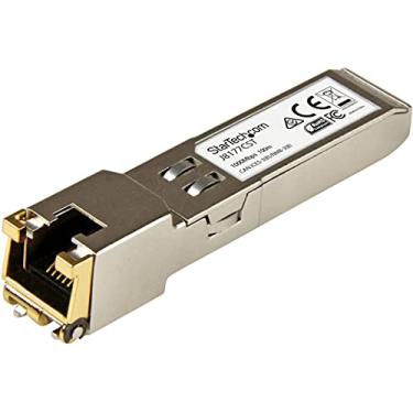 Imagem de StarTech. com módulo SFP compatível com HPE J8177C - 1000BASE-T - SFP para RJ45 Cat6/Cat5e - 1GE Gigabit Ethernet SFP - RJ-45 100 m - HPE 1810, 1820, 2530 (J8177CST)
