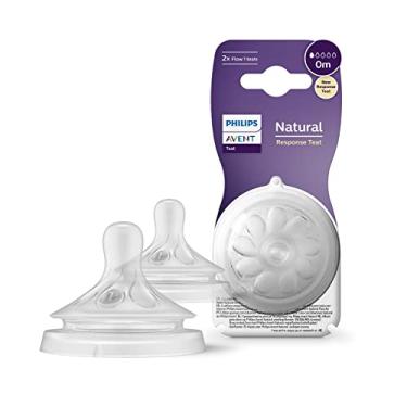 Imagem de Bicos Pétala 3.0 Philips Avent com válvula anticólicas, fluxo extra lento (fluxo 1), pacote com 2, SCY961/02