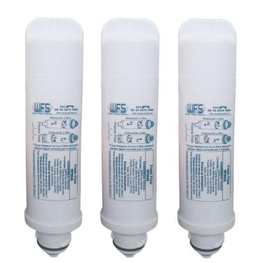 Imagem de Kit 3 Refil Filtro Purificador Água Midea Sensia E Liva