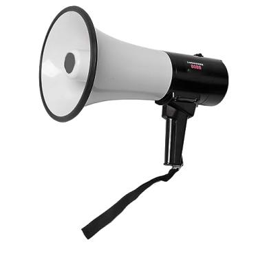 Imagem de Alto-falante Portátil para Megafone, Megafone Portátil de 40 W Com Bateria de Lítio, Alto-falante Com Buzina para Futebol, Beisebol, Hóquei, Basquete, Torcedores e Treinadores