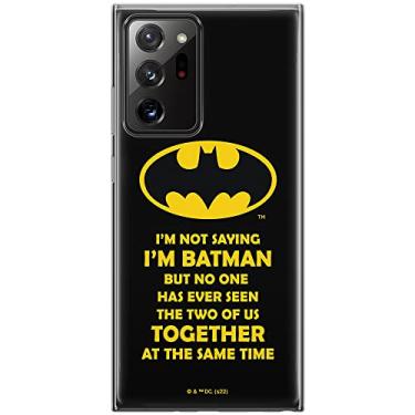 Imagem de ERT GROUP Capa de celular para Samsung Galaxy Note 20 Ultra original e oficialmente licenciada DC padrão Batman 053 perfeitamente ajustada à forma da capa de celular TPU