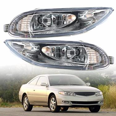 Imagem de SEBLAFF Conjunto de 2 peças de luz de neblina para direção de pára-choques com kit de substituição para 2005-2008 Corolla, 2002-2004 Camry, Solara 2002-2003