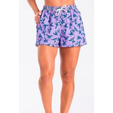 Imagem de Short Praia Tactel Feminino Tiziu-Feminino