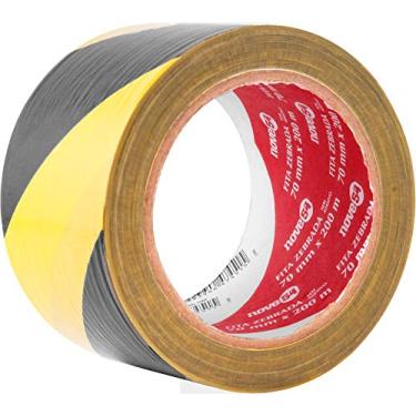 Imagem de Fita Zebrada Sem Adesivo 70 Mm X 200 M, Nove54.