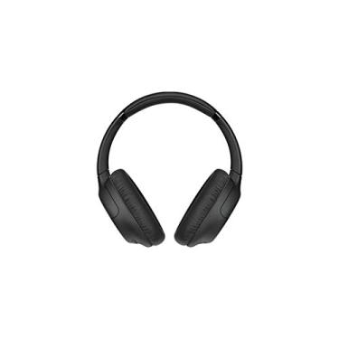 Imagem de Sony Fones de ouvido com cancelamento de ruído WHCH710N: Fone de ouvido sobre a orelha Bluetooth sem fio com microfone para chamada telefônica e controle de voz Alexa, preto