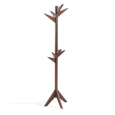 Imagem de Cabideiro De Chão Rafine 160x40cm Madeira Maciça Imbuia