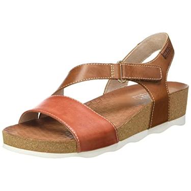 Imagem de Pikolinos Mocassins Femininos com Alça Monk, Escarlate, 10.5-11