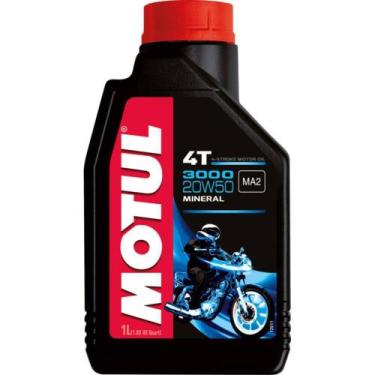 Imagem de Oleo de Motor para Moto Motul 3000 4t 20w50 1 Mineral 4864 BOL-022