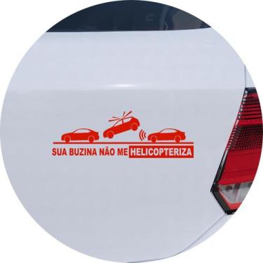 Imagem de Adesivo de Carro Sua Buzina Não Me Helicopteriza - Melhor Adesivo, Ver