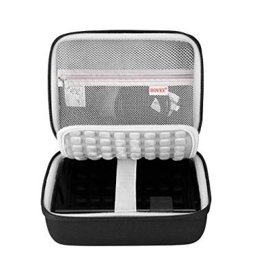 Imagem de Capa protetora BOVKE para Seagate Expansion Desktop, WD Elements/WD My Book Desktop HDD externo, USB 3.0 4TB 6TB 8TB 10TB 12TB, bolso com zíper para cabo USB Adaptador de energia Hub USB, preto