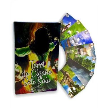 Imagem de Baralho Tarô da Cigana Sete Saia 36 Cartas com Manual - Flash